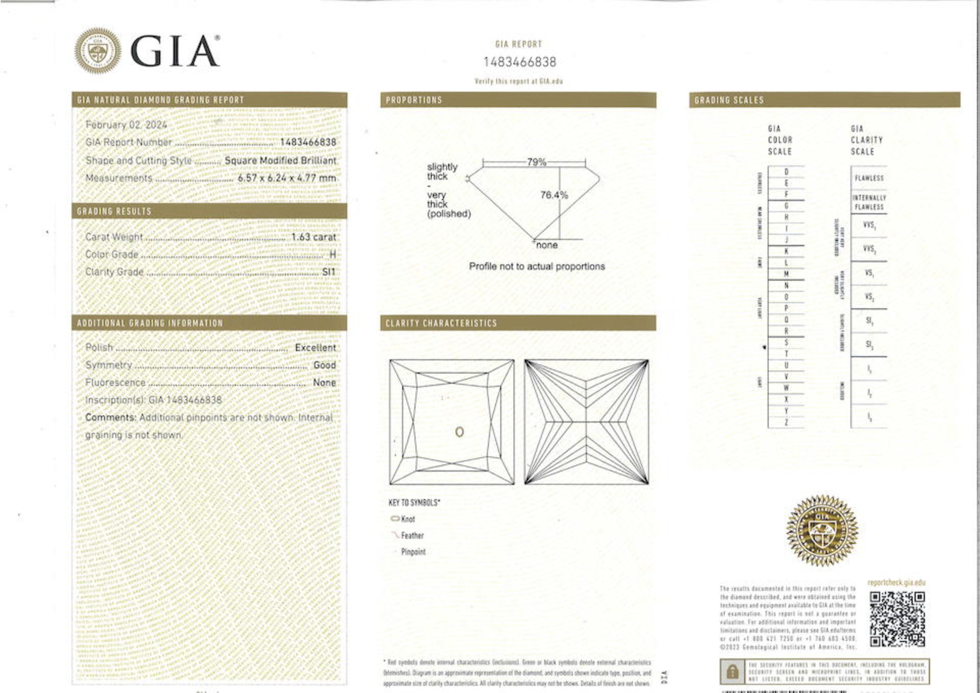 DIAMOND SOLITAIRE RING - Image 2 of 3