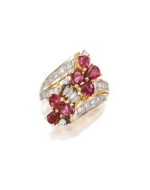 RUBY AND DIAMOND RING