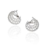 PAIR OF DIAMOND EARRINGS