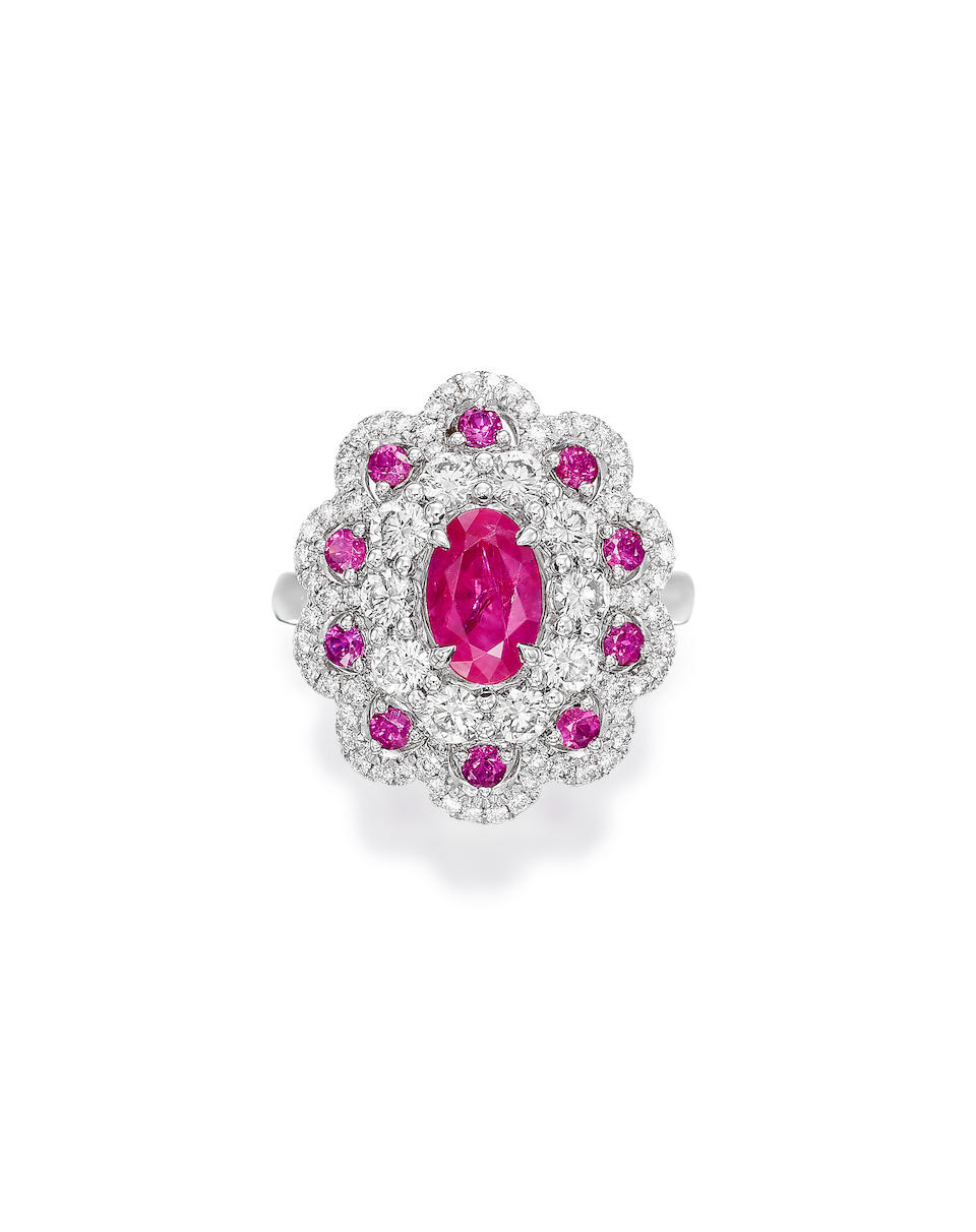 RUBY AND DIAMOND RING