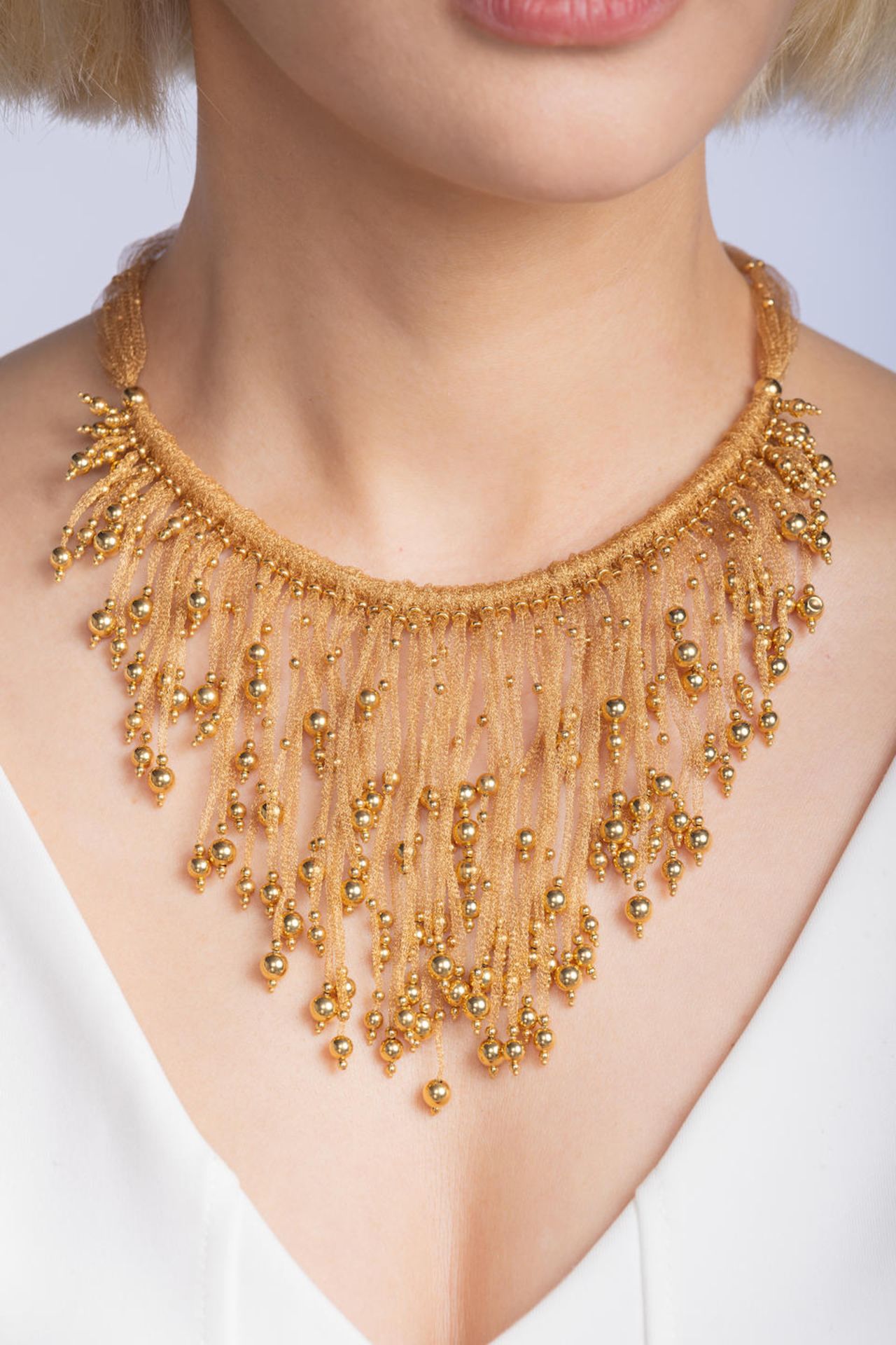 GOLD FRINGE NECKLACE - Bild 2 aus 2