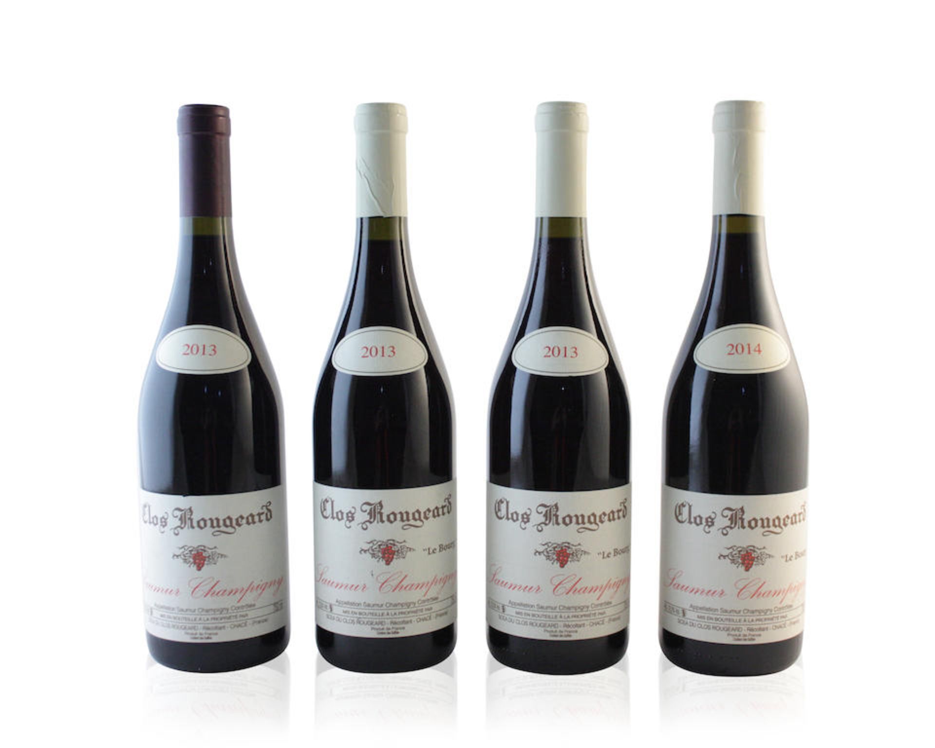 Saumur-Champigny 2013, Clos Rougeard (1) Saumur-Champigny, Le Bourg 2013 (2) Saumur-Champigny, L...