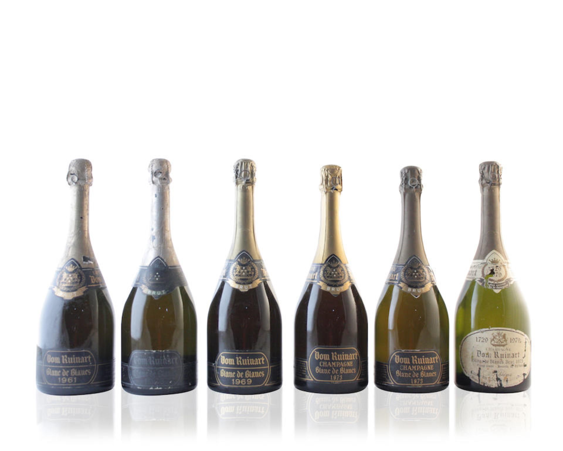 Dom Ruinart Blanc de Blancs 1961 (1) Dom Ruinart Blanc de Blancs 1966 (1) Dom Ruinart Blanc de B...