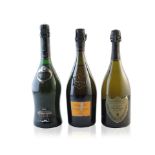 Veuve-Clicquot, La Grande Dame 1983 (1) Veuve-Clicquot, La Grande Dame 1985 (1) Dom Périgno...