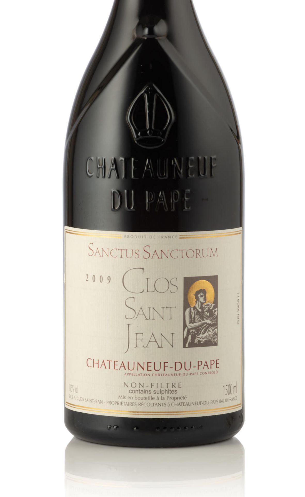 Châteauneuf-du-Pape, Sanctus Sanctorum 2009, Clos Saint Jean (1 magnum) - Image 2 of 2