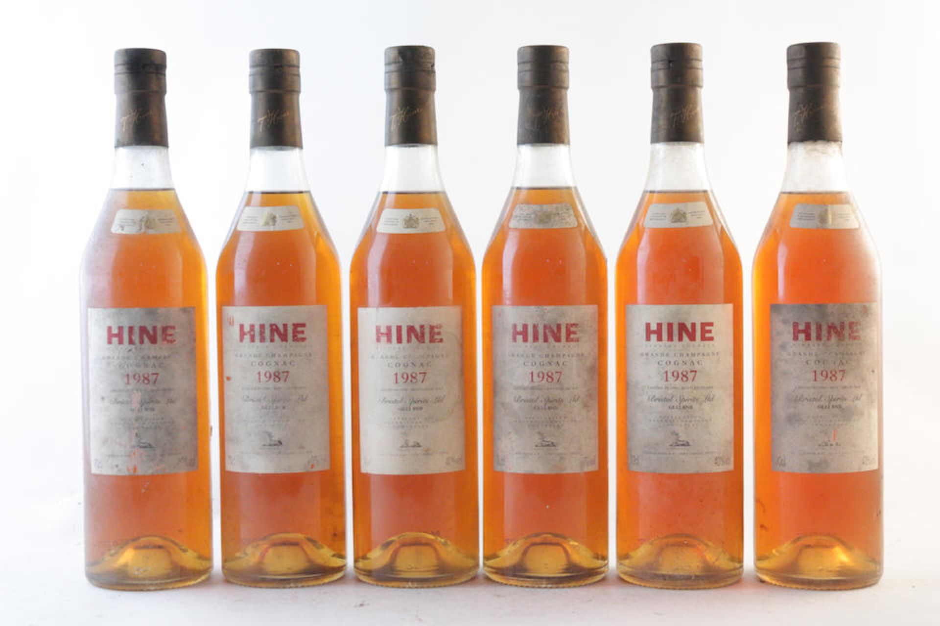 Hine Grande Champagne Cognac 1987, Shipped 1990, bottled 2004 by Bristol Spirits Ltd. (6)