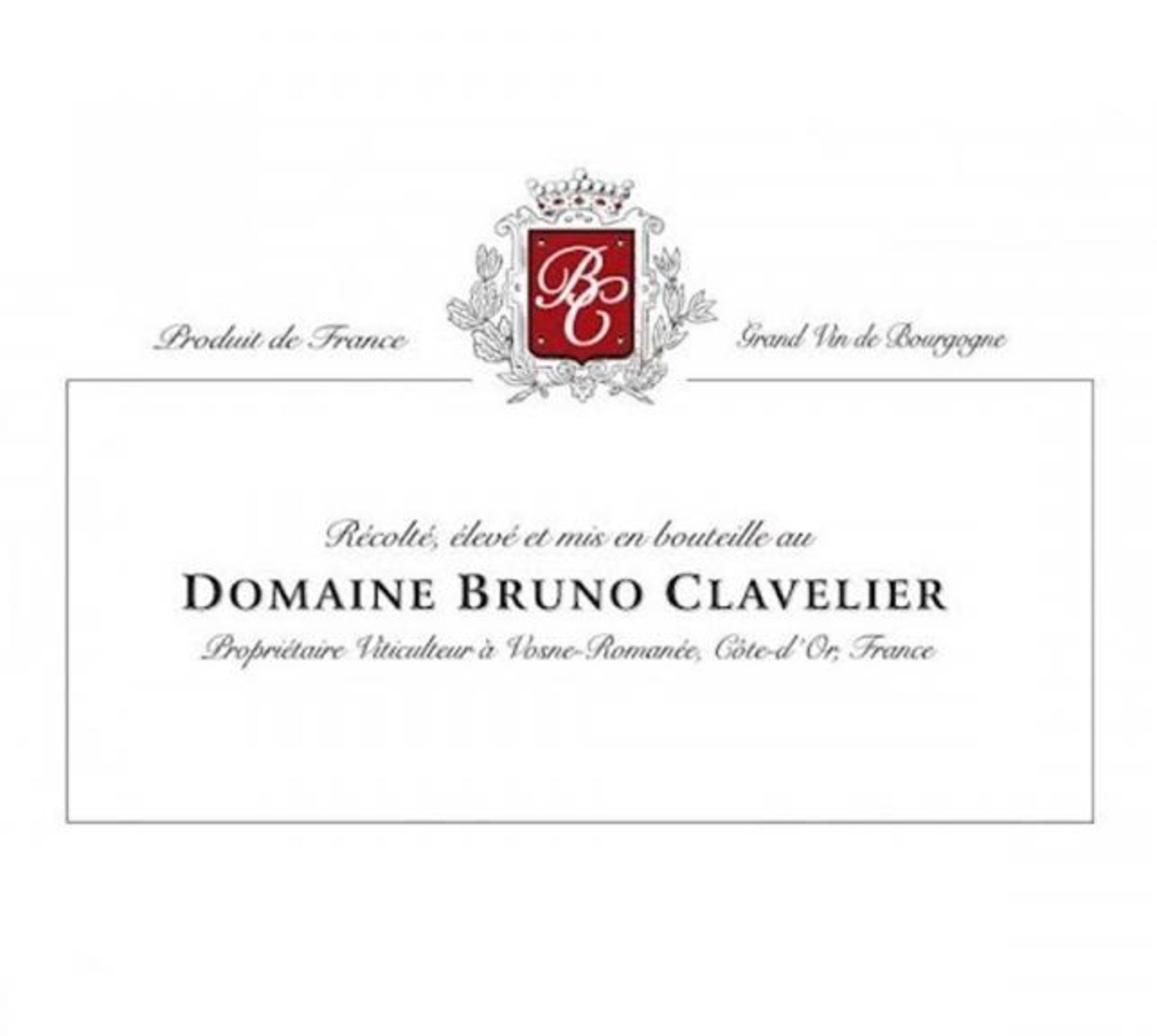 Vosne-Romanée 1er Cru, La Combe Brûlée 2019, Domaine Bruno Clavelier (6) Vosne-Ro...