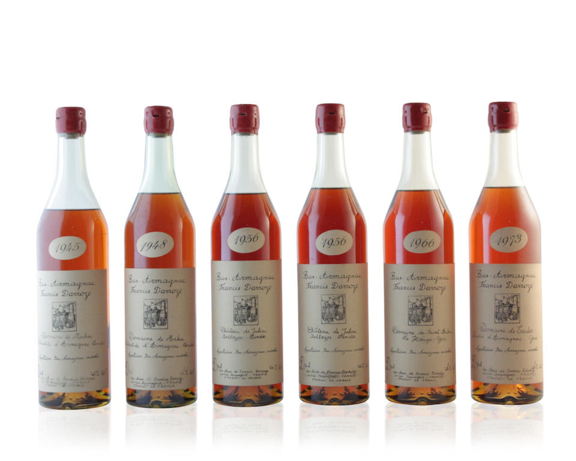 Francis Darroze Bas Armagnac 1945, Domaine de Mahu (1) Francis Darroze Bas Armagnac 1948, Domain...