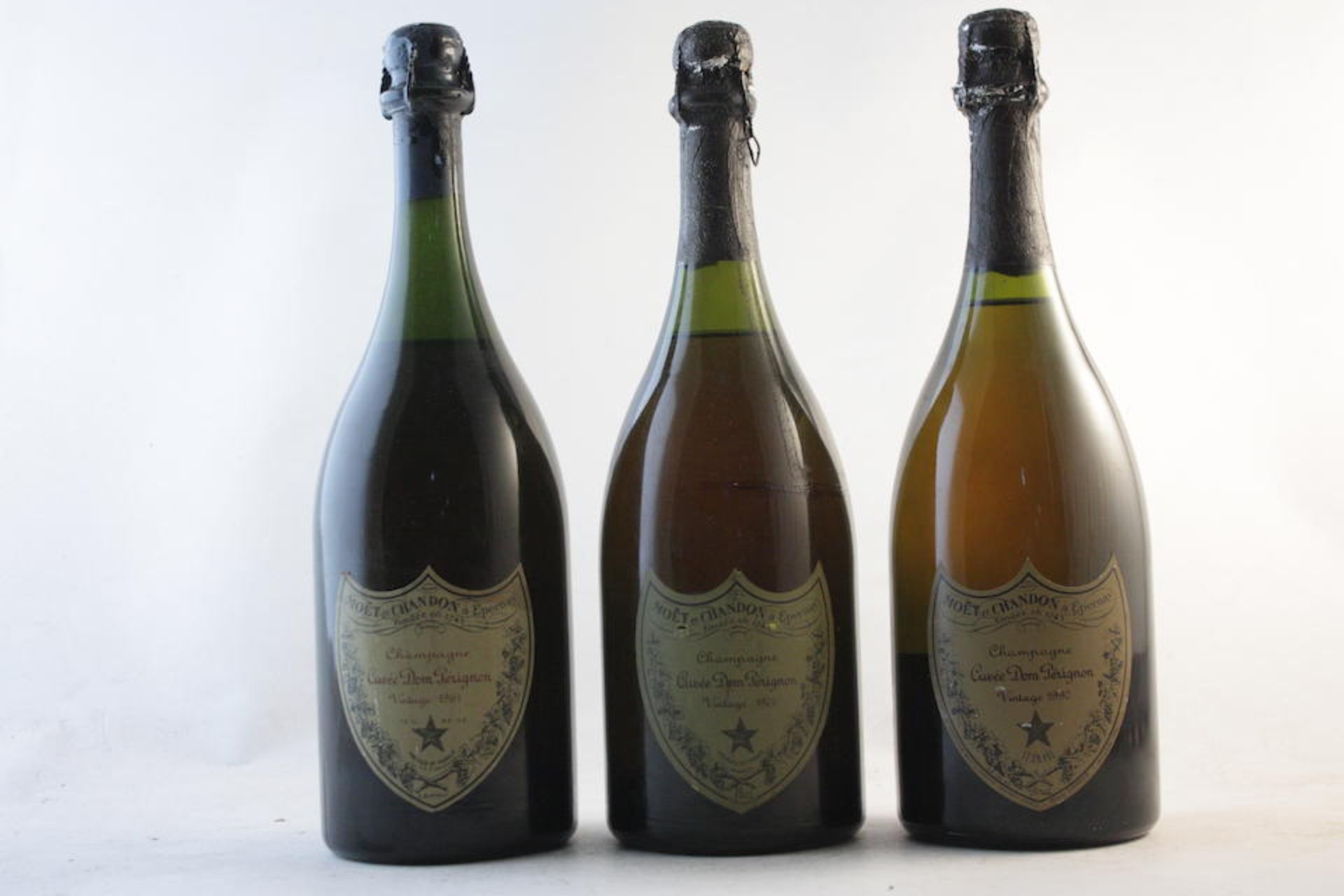 Dom Pérignon 1961 (1) Dom Pérignon 1975 (1) Dom Pérignon 1990 (1)