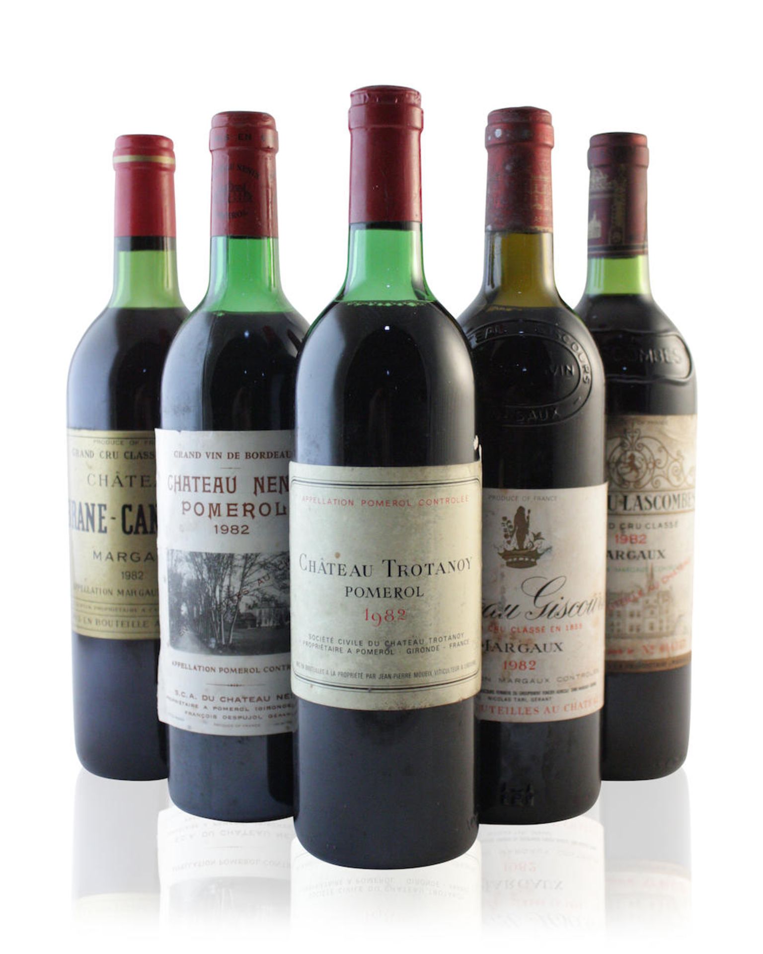 Château Lascombes 1982, Margaux 2me Cru Classé (3) Château Brane Cantenac 1982, M...