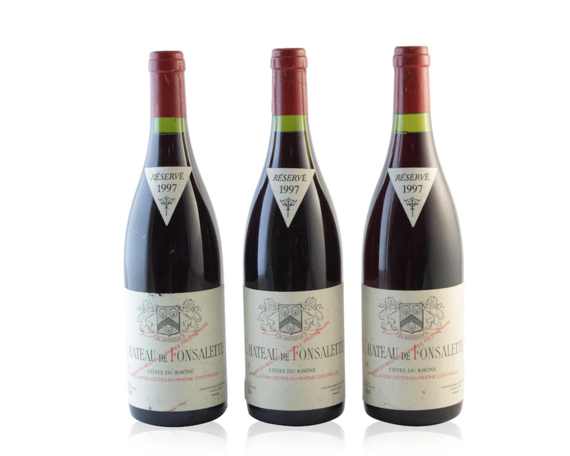 Côtes du Rhone Réservé 1997, Château de Fonsalette (3)