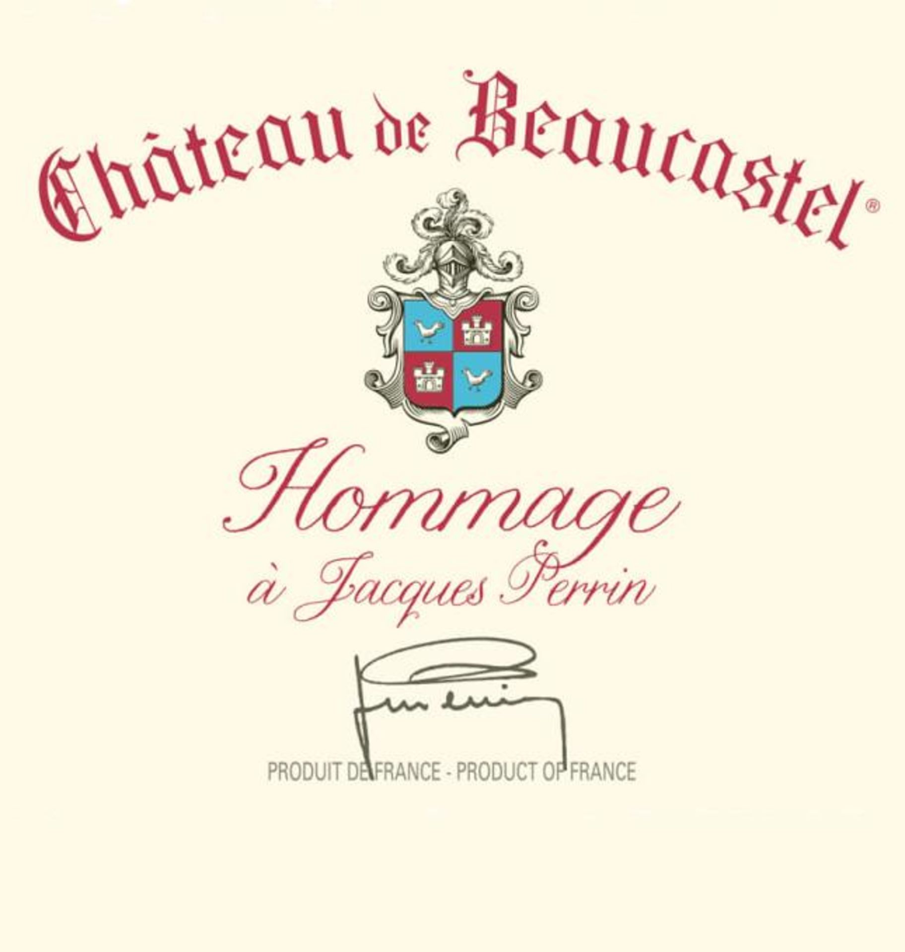 Châteauneuf-du-Pape, Hommage à Jacques Perrin 2018, Château de Beaucastel (6)