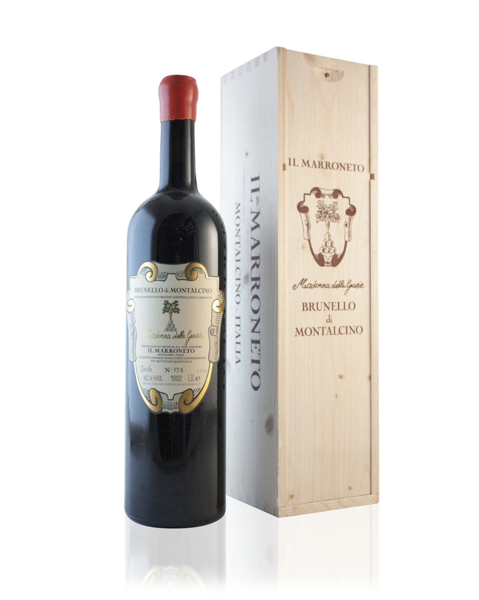 Brunello di Montalcino, Madonna delle Grazie 2016, Il Marroneto (4 magnums)