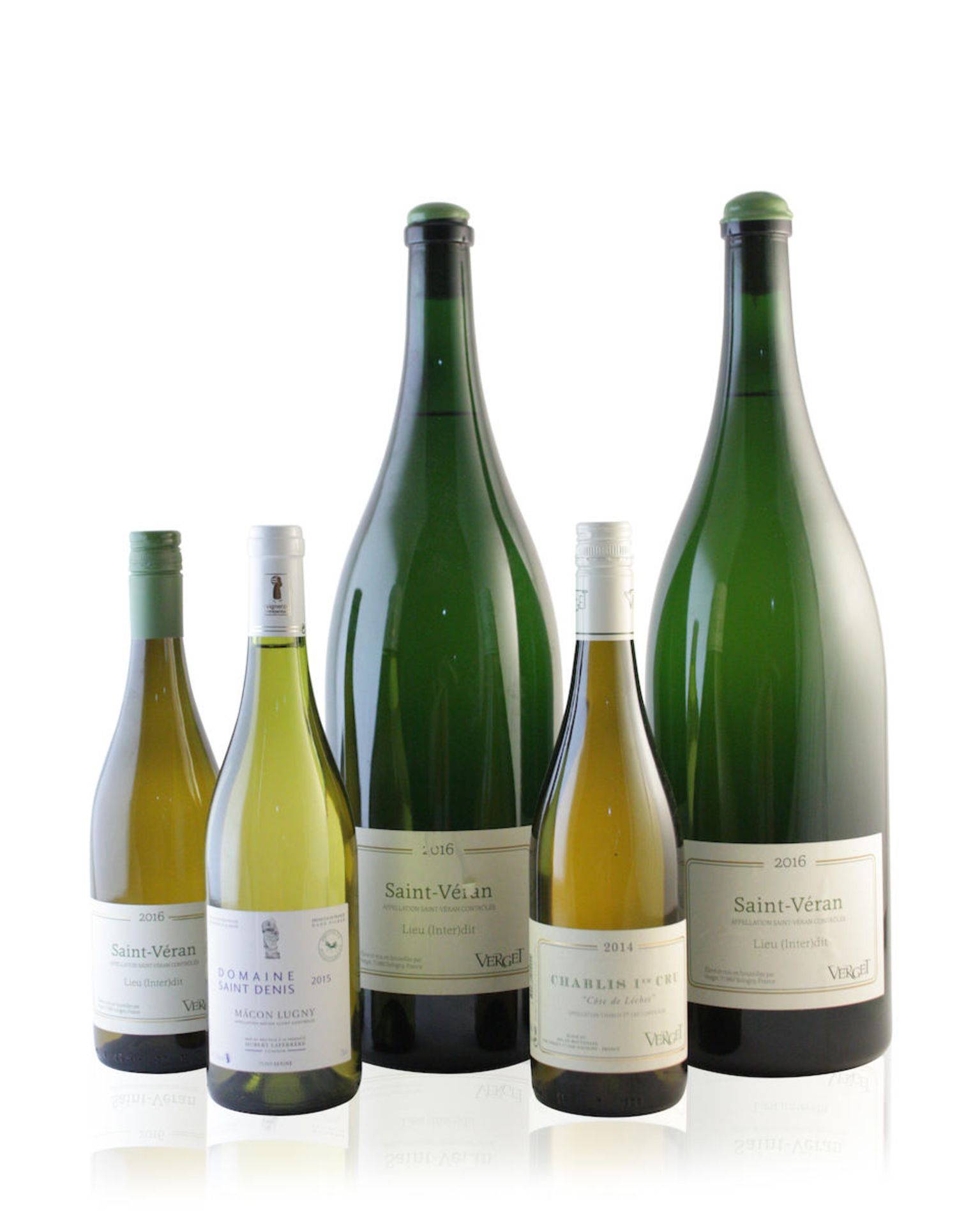 Chablis 1er Cru, Côte de Lechet 2014, Verget (12) Mâcon-Lugny 2015, Domaine Saint Deni...