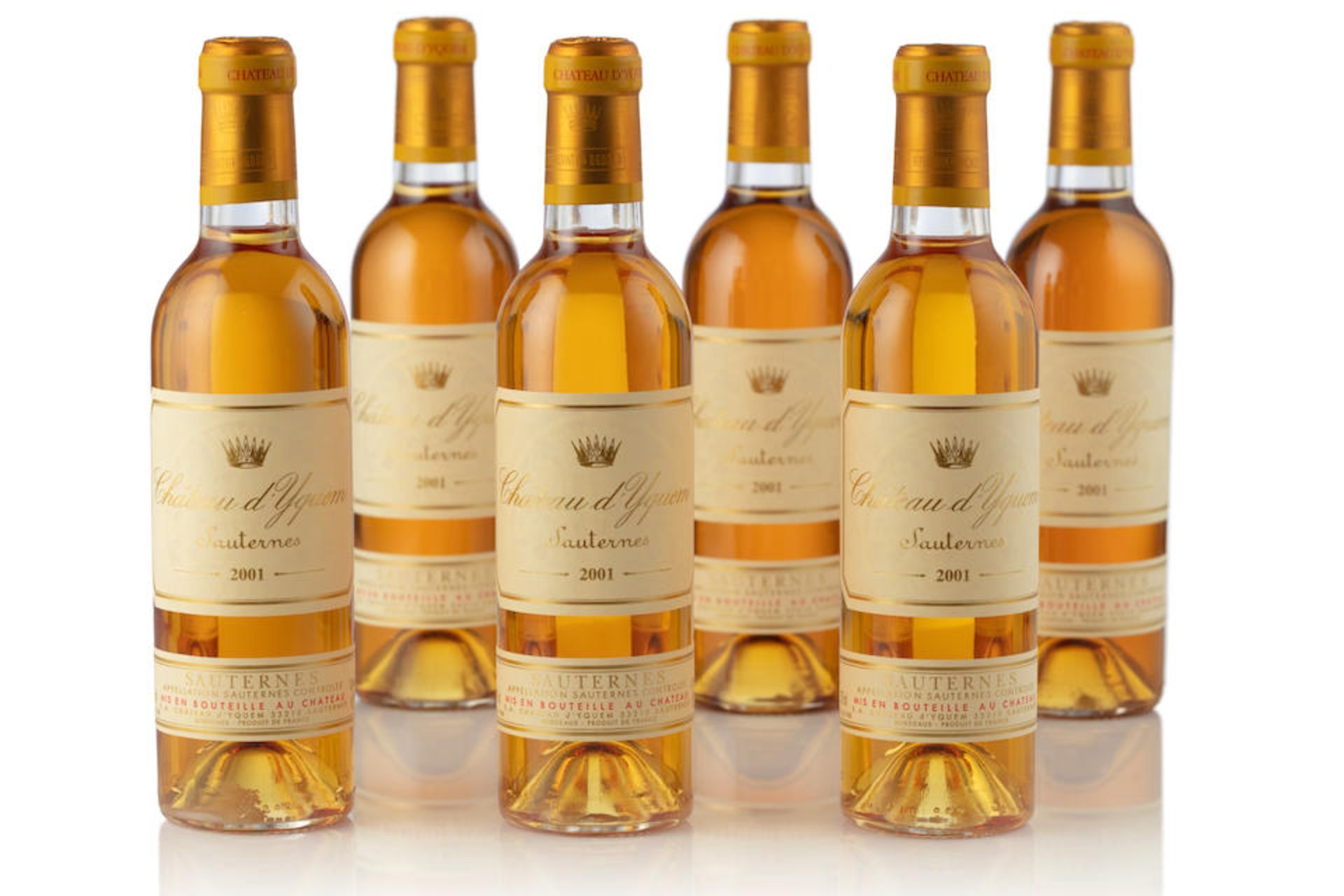 Château d'Yquem 2001, Sauternes 1er Grand Cru Classé (6 half-bottles)