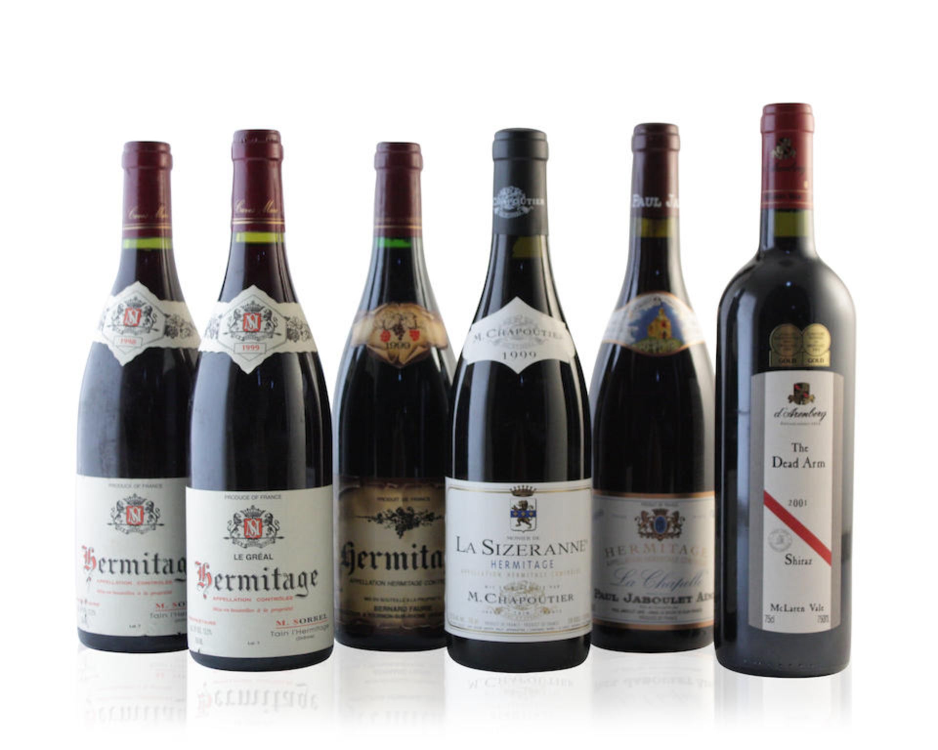 Hermitage 1998, Marc Sorrel (1) Hermitage, Le Gréal 1999, Marc Sorrel (1) Hermitage, La Siz...