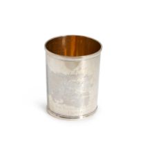 Coin Silver Presentation Beaker, William Alexander Williams (1787-1846), Alexandria, Virginia, 1...