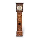 A late 17th century marquetry inlaid walnut longcase clock the dial signed Henry Thornton, Londo...