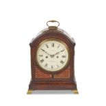 An early 19th century mahogany and brass mounted table/bracket clock the dial signed T C Trounso...