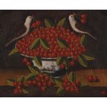 Miguel Canals (1925-1995) Still life with cherries and birds
