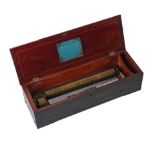 A Nicole Freres key-wound cylinder musical box, Swiss, circa 1870,