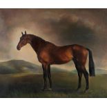 Attributed to John Rattenbury Skeaping R.A. (British, 1901-1980) Bay horse in a landscape