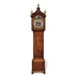 A George III mahogany longcase clockthe dial signed Josh Whittman, Chichester