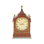 An early 19th century mahogany and brass mounted table/bracket clock the dial signed J.Jager, Lo...