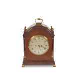 An early 19th century brass mounted mahogany table/bracket clock the dial signed Jno Brown, London