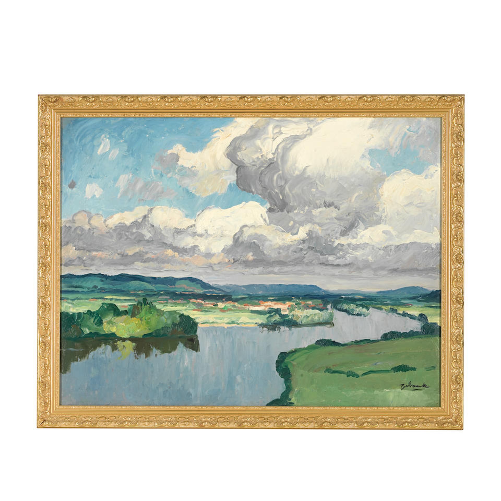 Gaston Balande (French, 1880-1971) A river landscape - Bild 2 aus 3