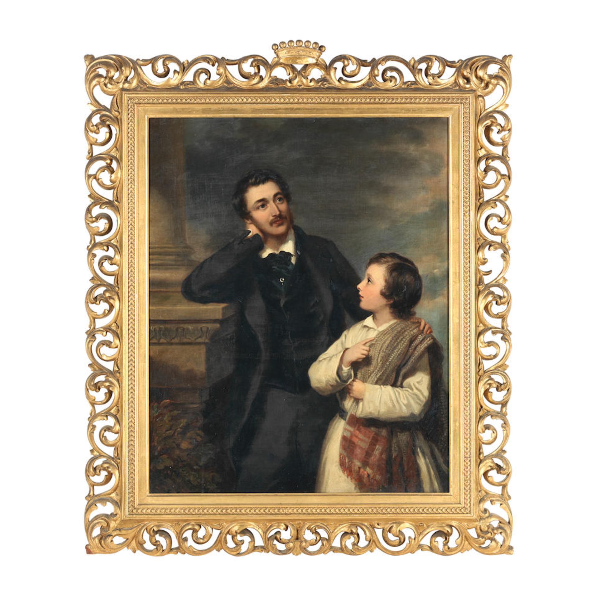 19th Century Continental School Father and Son - Bild 2 aus 3