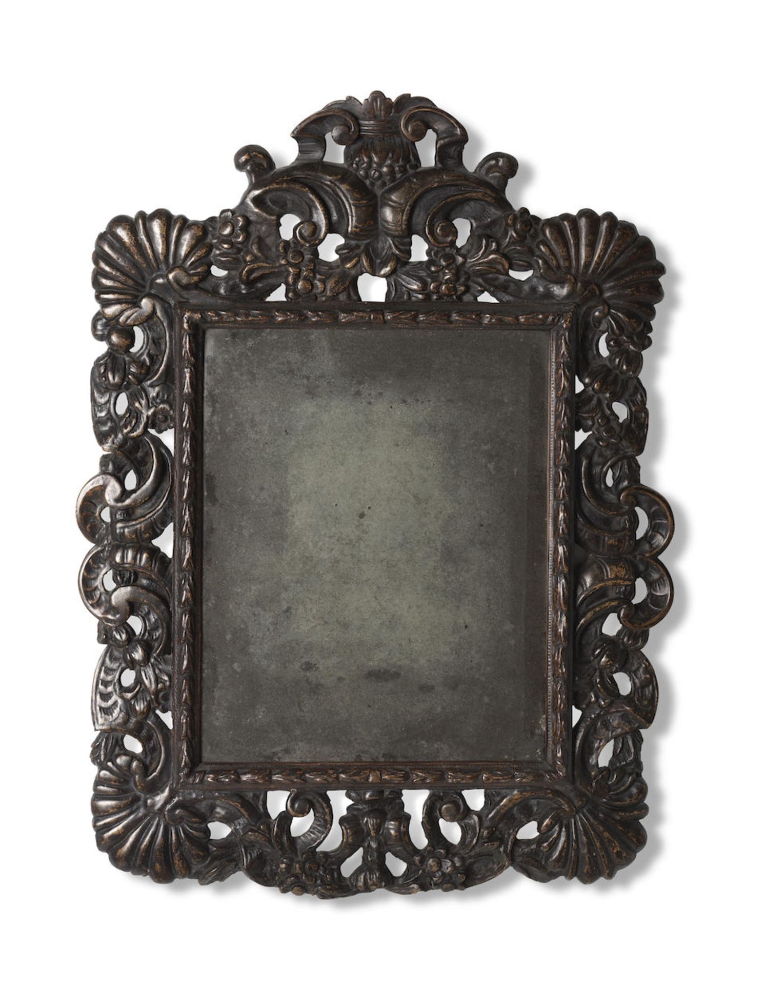 A Charles II mirror or picture frame 1660-1685, but has apparently undergone extensive restorati...