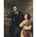 19th Century Continental School Father and Son