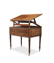 A Regency mahogany architect's table after a design by Gillows Circa 1815, possibly by Gillows