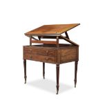 A Regency mahogany architect's table after a design by Gillows Circa 1815, possibly by Gillows