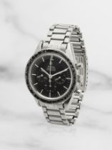 Omega. A stainless steel manual wind chronograph bracelet watch Omega. Chronographe bracelet en ...