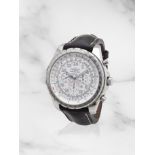 Breitling for Bentley. A stainless steel automatic calendar chronograph wristwatch Breitling for...