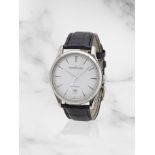 Jaeger-LeCoultre. A stainless steel automatic calendar wristwatch Jaeger-LeCoultre. Montre brace...