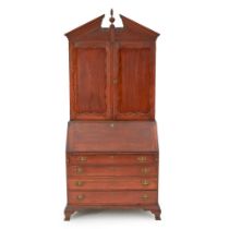 VICTORIAN MAHOGANY SECRETARY/BOOKCASE