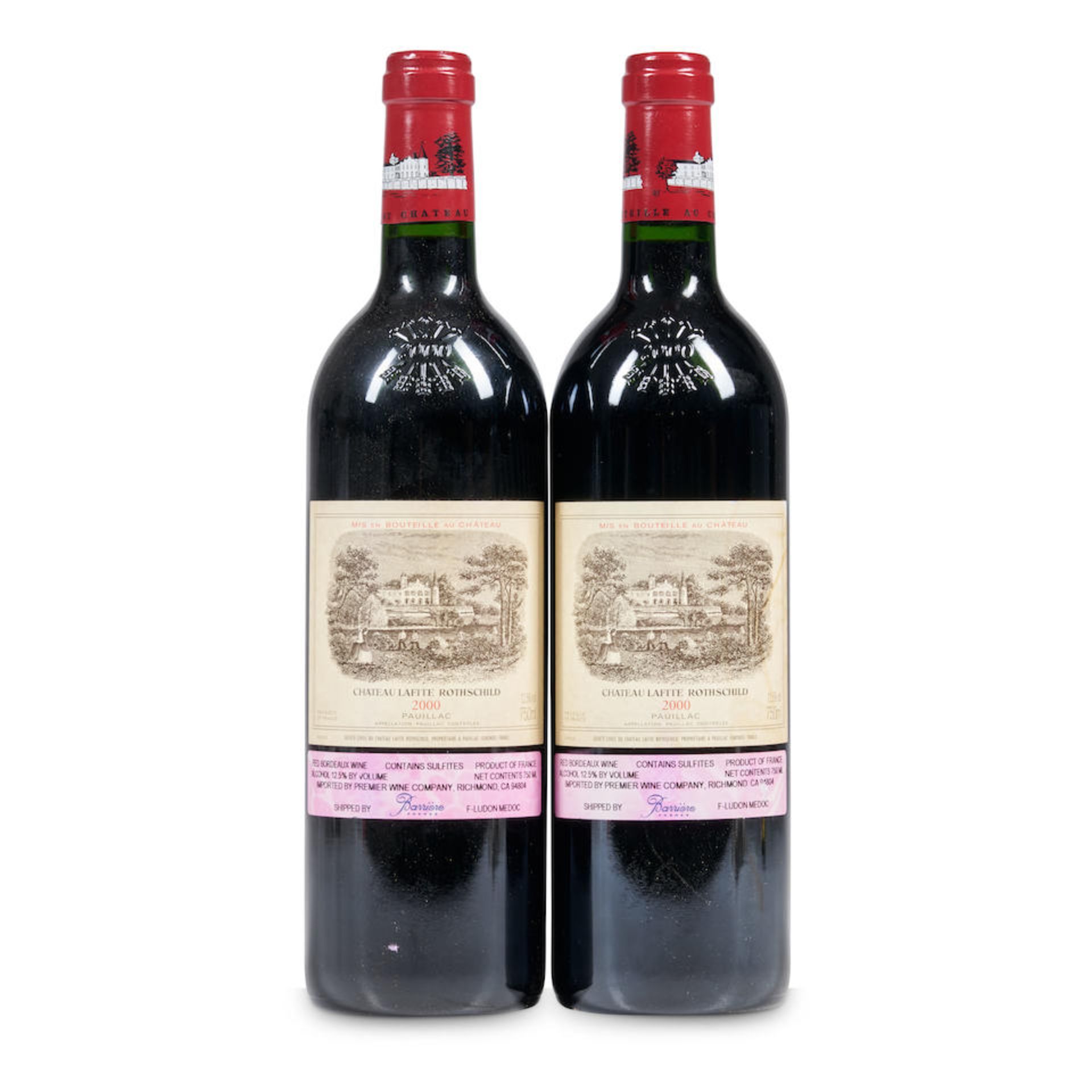 Chateau Lafite Rothschild 2000 (2 bottles)