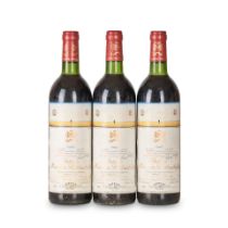 Chateau Mouton Rothschild 1983 (3 bottles)