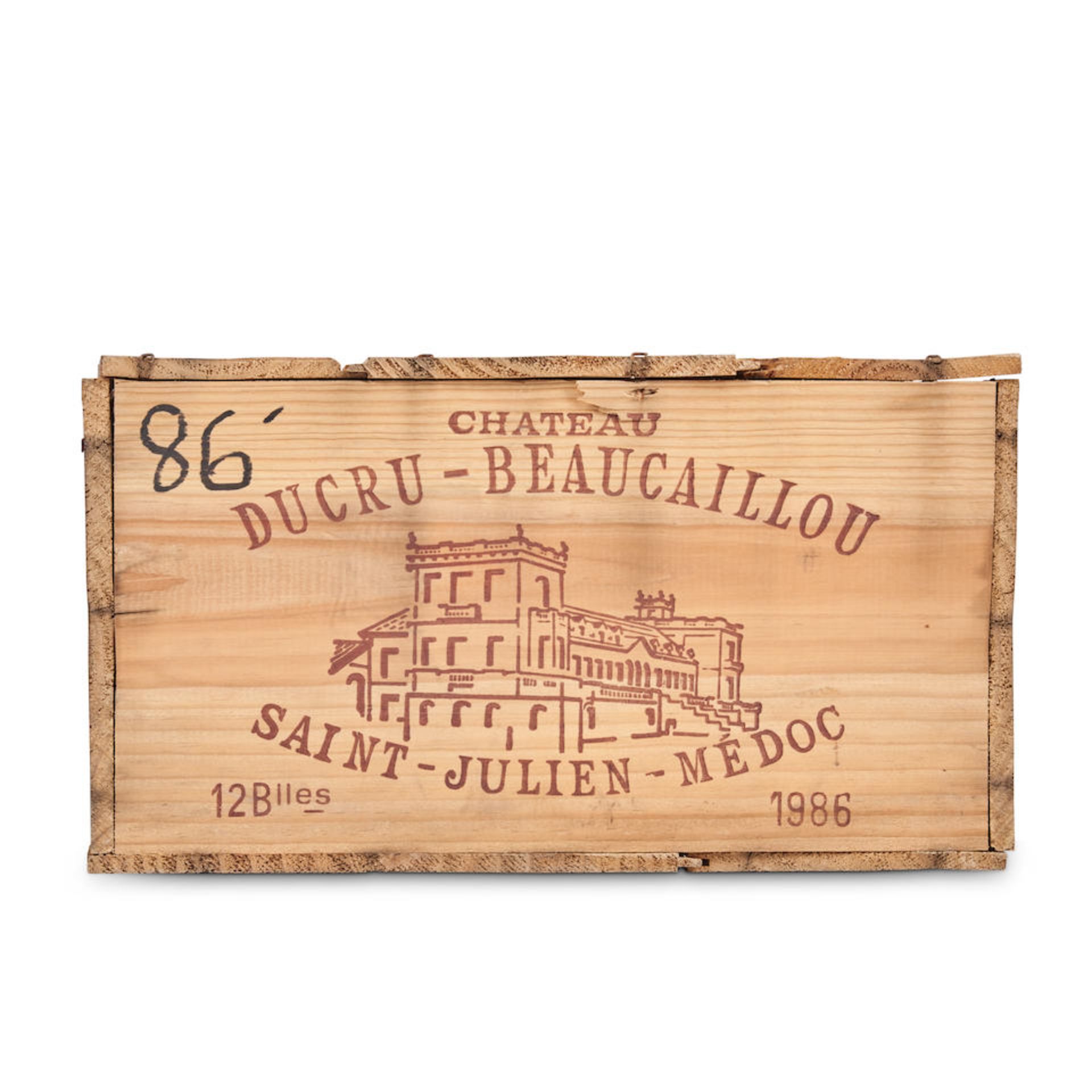 Chateau Ducru Beaucaillou 1986 (12 bottles)