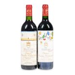 Mixed Vintage Chateau Mouton Rothschild (2 bottles)