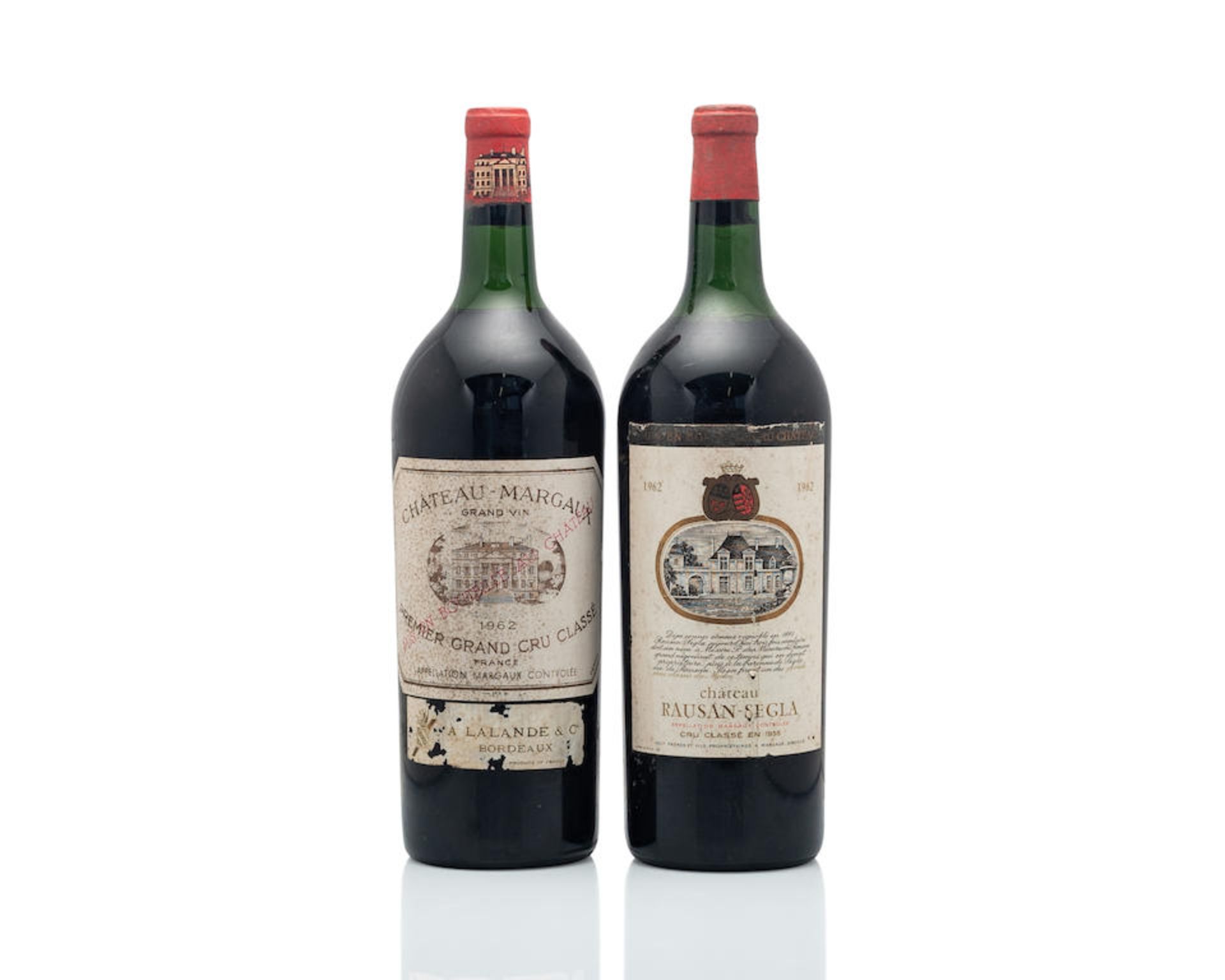 Château Margaux 1962, Margaux 1er Grand Cru Classé (1 magnum) Château Rauzan Seg...