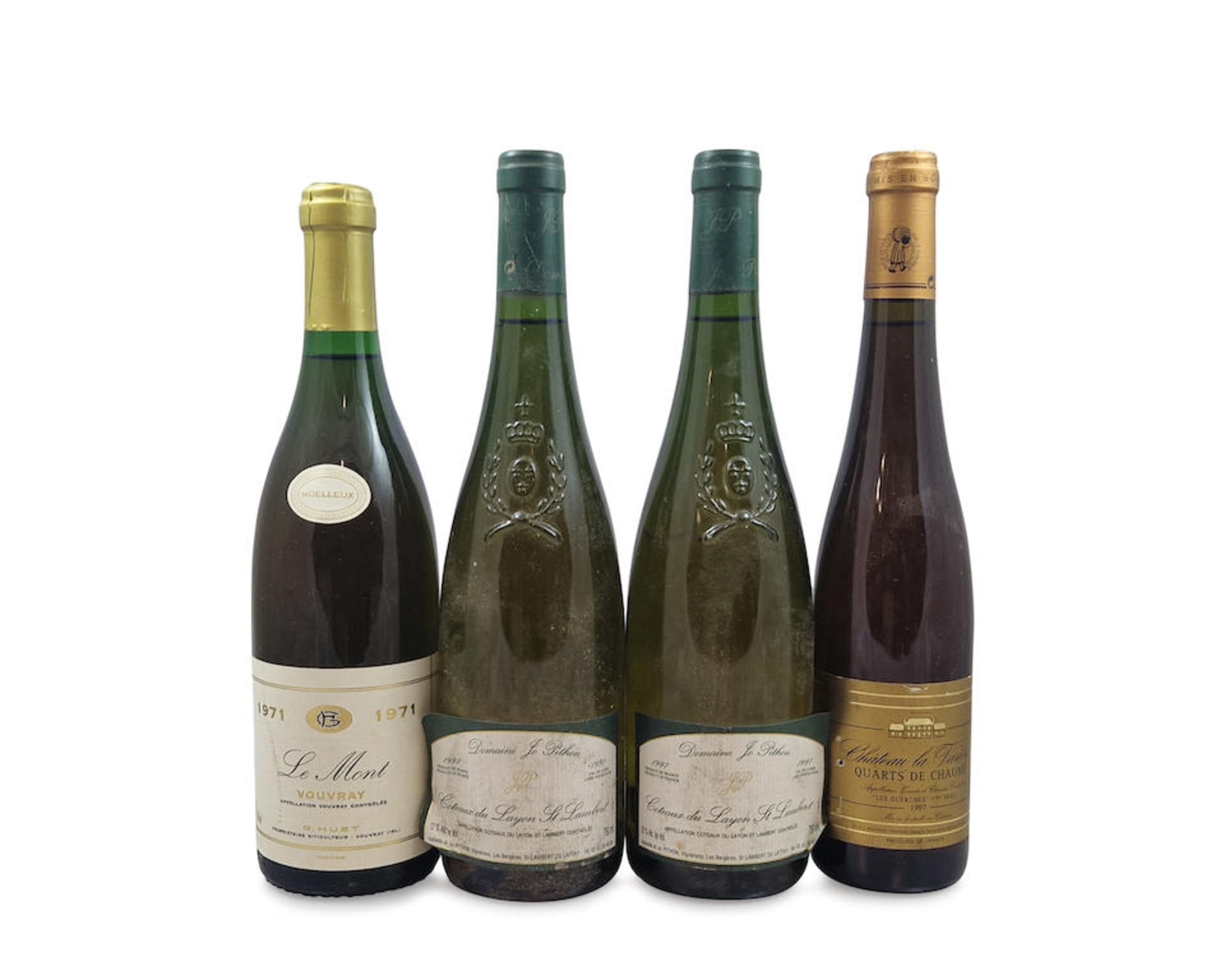 Bonnezeaux 1943, André Poirier (1) Vouvray Première Tête, Clos le Mont 1945, Acke...