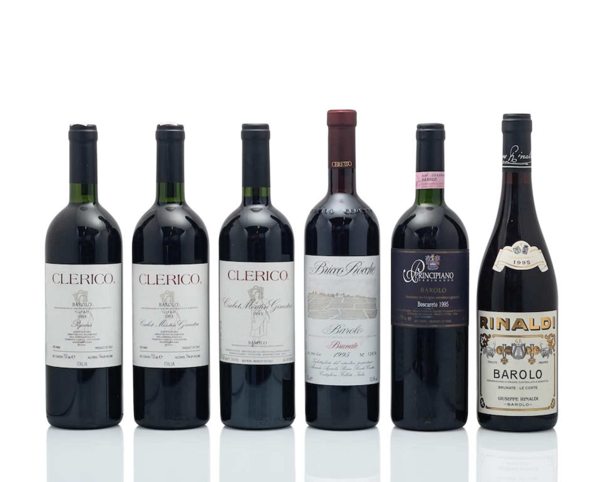 Barbaresco Riserva 1988, Gigi Bianco (1 magnum) Barolo, Ginestra 1993, Domenico Clerico (1) Baro... - Bild 2 aus 2