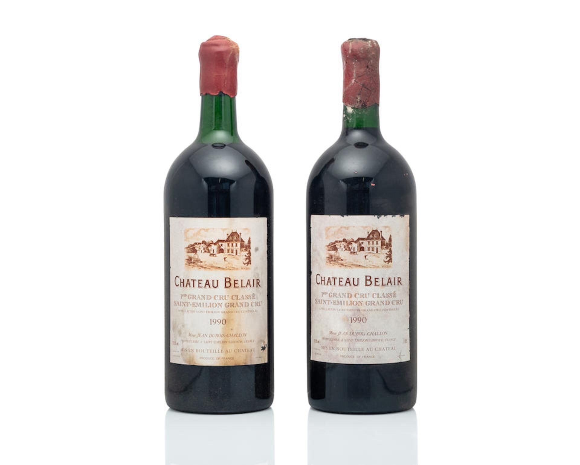 Château Belair 1990, St Emilion 1er Grand Cru Classé (4 double-magnums) - Image 2 of 2