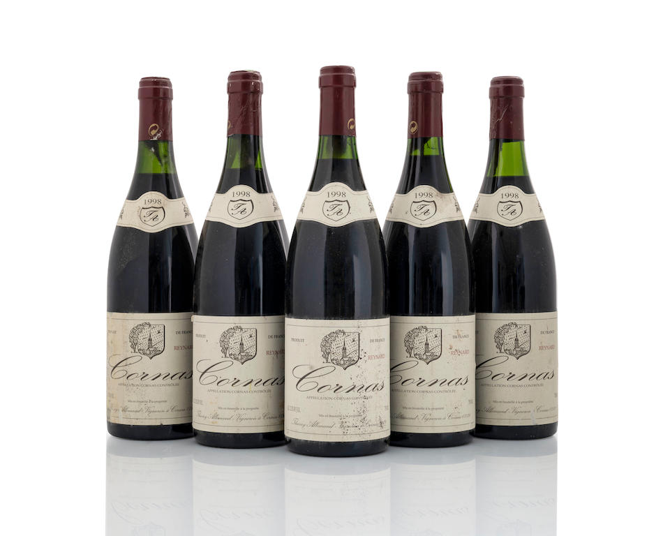 Châteauneuf-du-Pape 1996, Henri Bonneau (2) Cornas, Reynard 1998, Thierry Allemand (5)