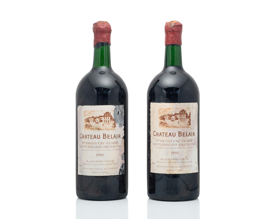 Château Belair 1990, St Emilion 1er Grand Cru Classé (4 double-magnums)