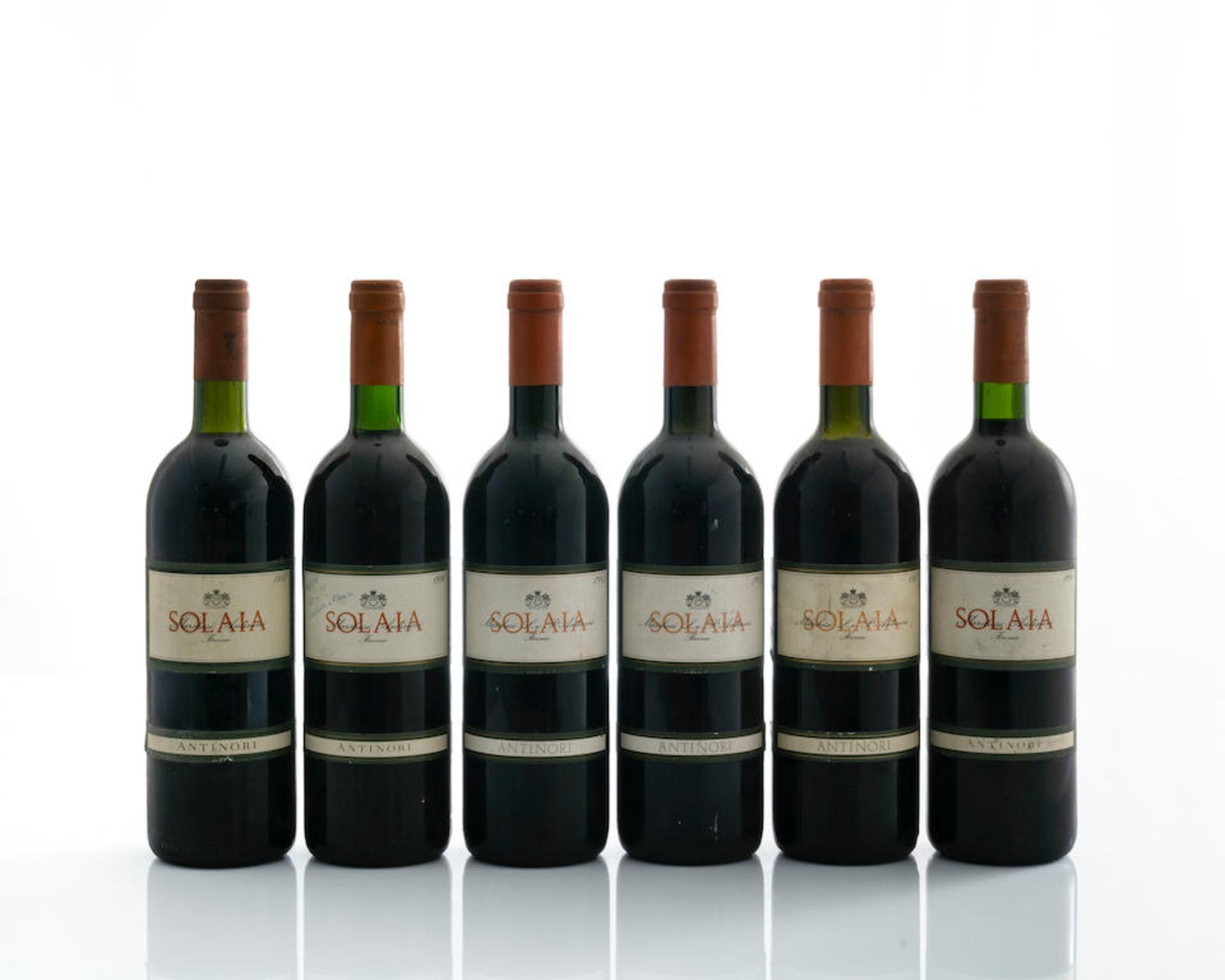 Solaia 1985 (2) Solaia 1987 (1) Solaia 1990 (2) Solaia 1997, Antinori (1)